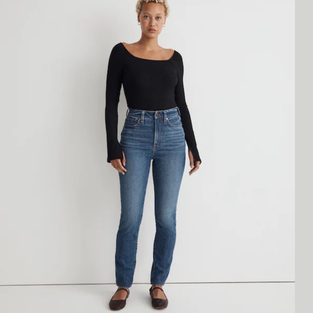 Madewell The Curvy Perfect Vintage Jean Decatur wash 26 curvy